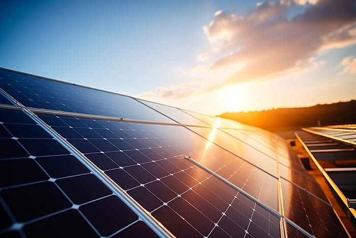 Panneaux solaire sur toit